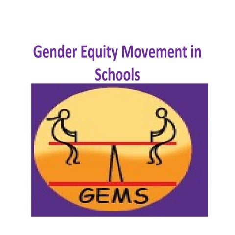 Gender equity movement in schools