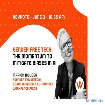 Gender free tech   momentum to mitigate biases in ai