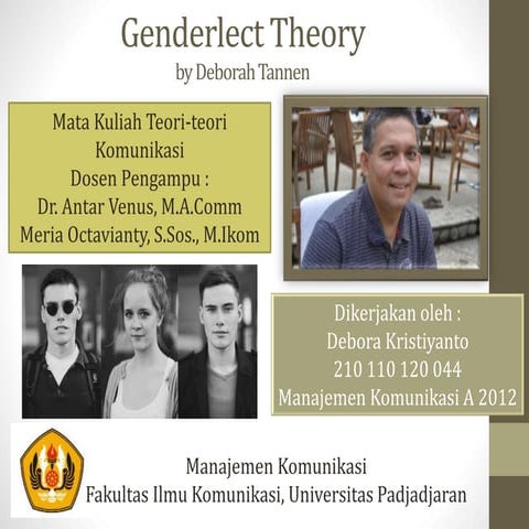 Genderlect Theory | PPTX