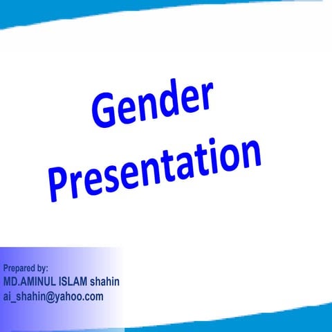 Gender presentation