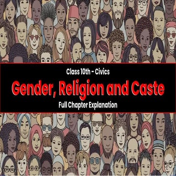 Gender, Religion and Caste by digraj sing rajput sir