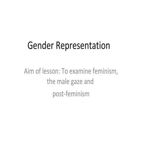 Gender representation