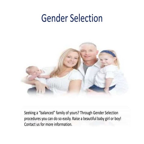 Gender selection