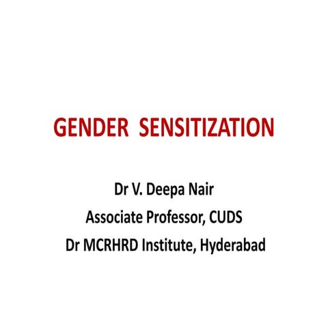 Gender Sensitisation For FCs.pdf