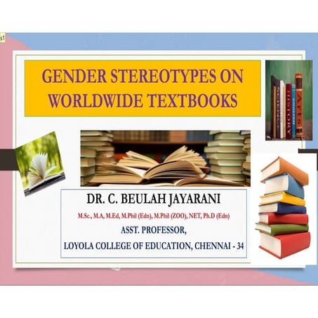 Gender stereotypes on world wide text books