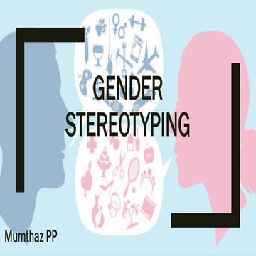Gender stereotyping