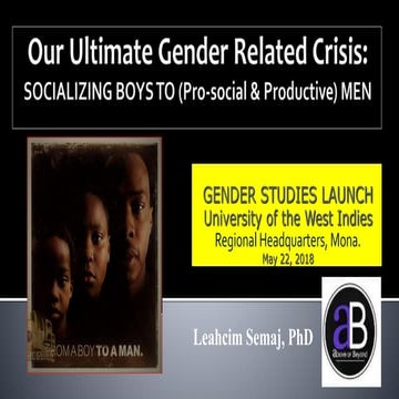 Gender studies and men edit   may2018