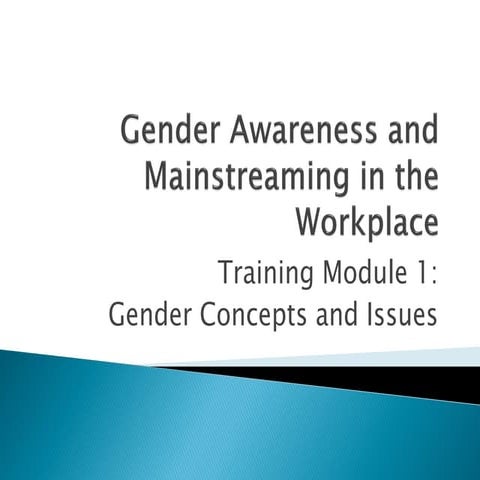 Gender training workshop for iita 2   gender concepts