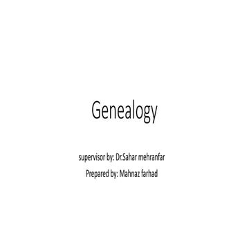 Genealogy down syndrome copy.pptx