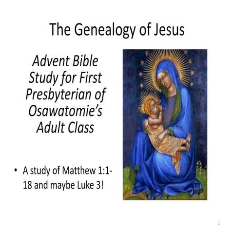Genealogy of jesus
