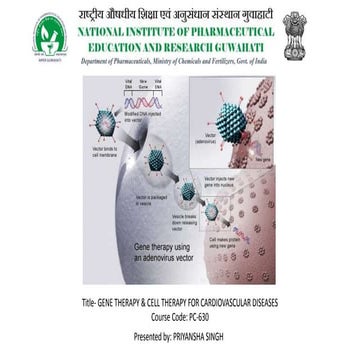 GENE AND CELL THERAPY FOR CVDs | PPTX