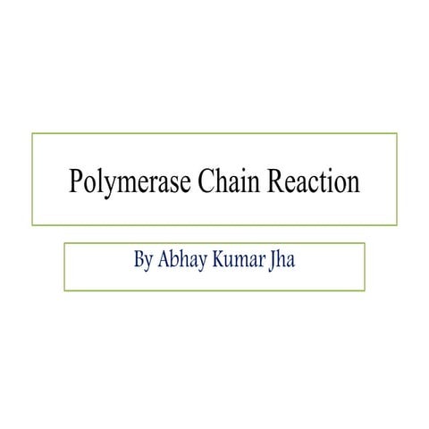 Gene cloning and polymerase chain reaction 