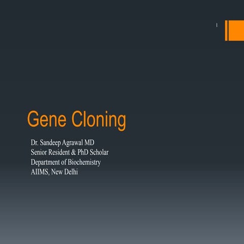 Gene Cloning
