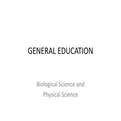 Gened science