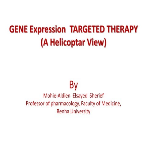 GENE Expression  TARGETED THERAPY.pdf