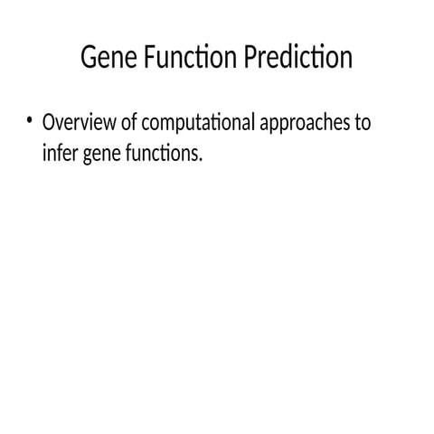 artificial neural network-gene prediction | PPT