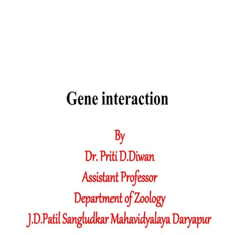 geneinteraction