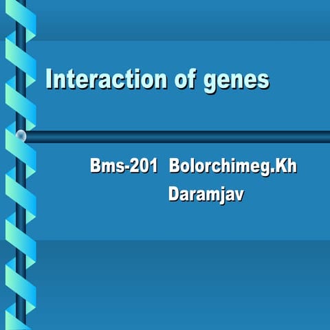 Gene interaction ns-w12
