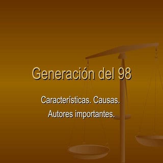 Generación del 98 
