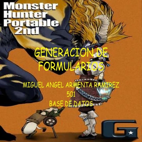 Generacion de formularios