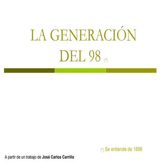 Generación del 98