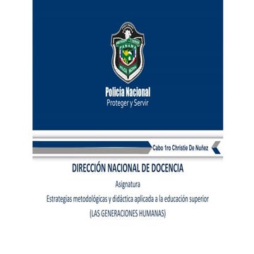 Generaciones christie