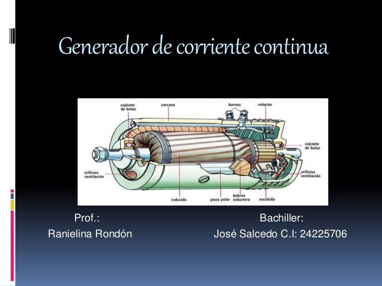 Generador de corriente continua