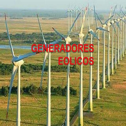 Generadores eolicos