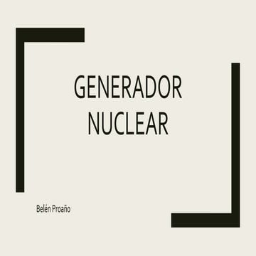 Generador nuclear