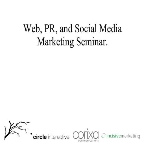Web, PR & Social Media