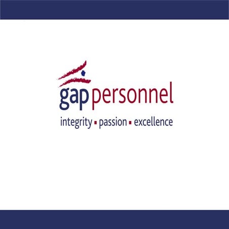 gap personnel online sales presentation