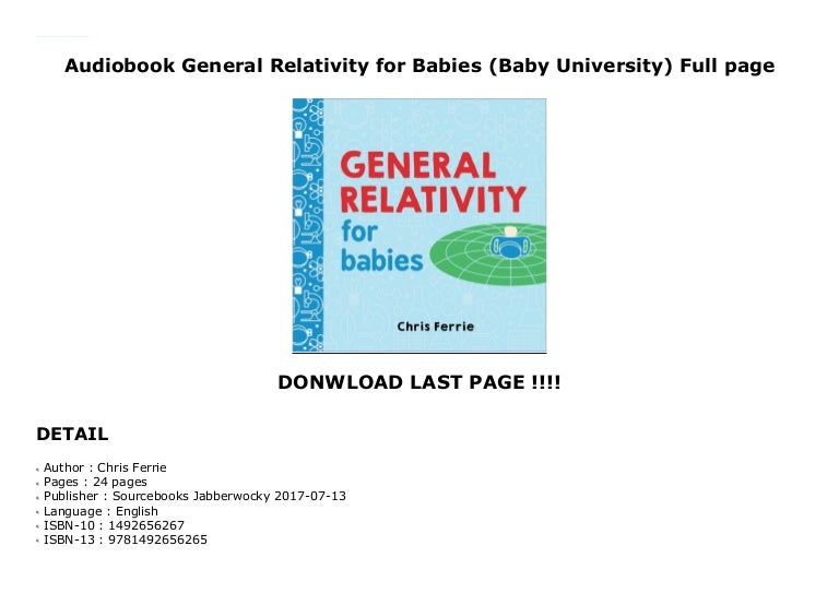 relativity for babies