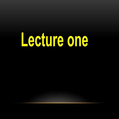 General anatomy  fierst year 2016