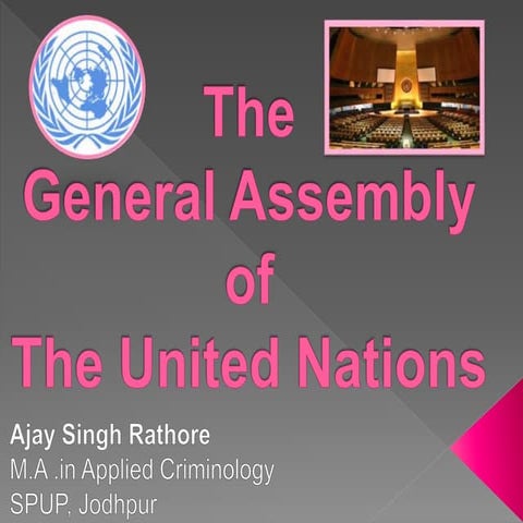 General Assembly- UN