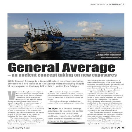 General Average And Piracy
