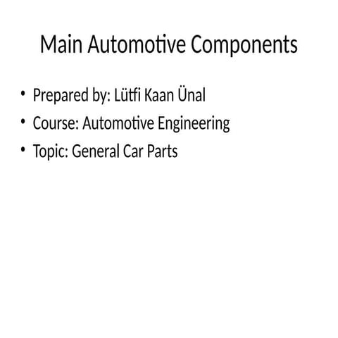 General Knowledge about the car parts.pptx