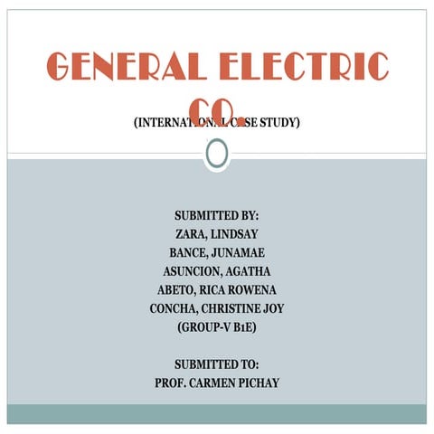 General Electric Company