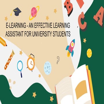 General English 1 Presentation about Elearning