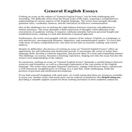 General English Essays.pdfGeneral English Essays