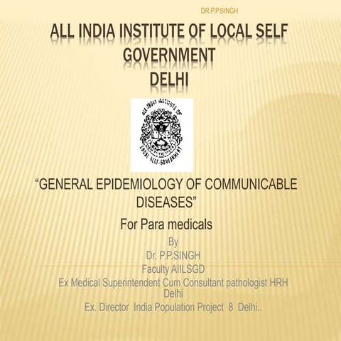 General epidemiology.