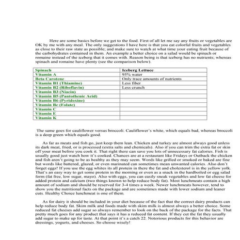 The Zone Diet Food Block Guide | PDF