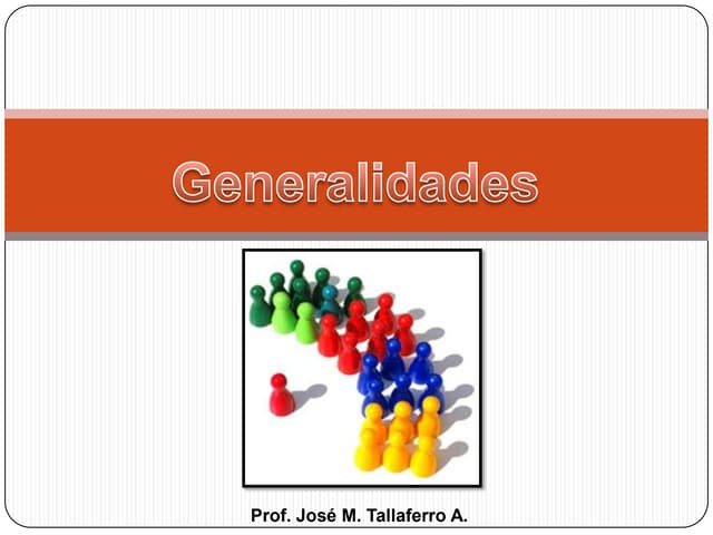 Generalidades | PPTX