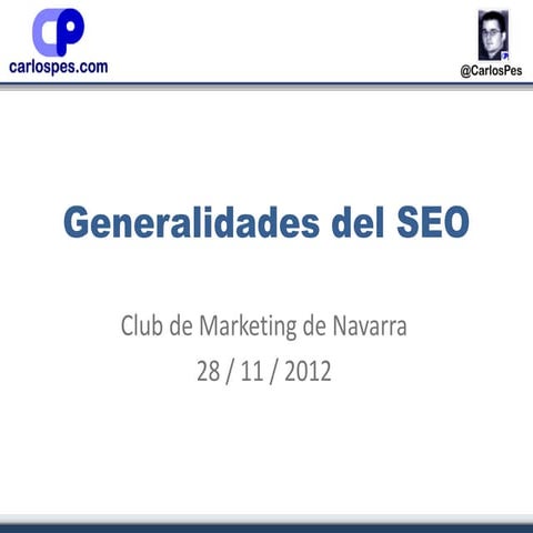 Generalidades del SEO