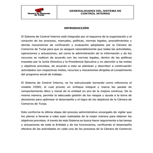 El sistema de control interno en la administracion tributaria | PDF