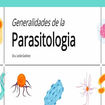generalidades de parasitologia, parasitologia de botero