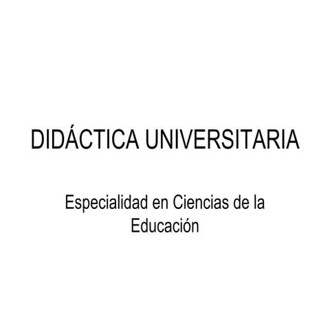 Generalidades Sobre Didáctica.