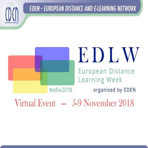 How EDEN Network can Support PhD Students and Research? #edlw2018