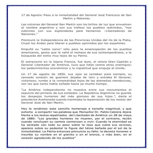 General jose de san martín