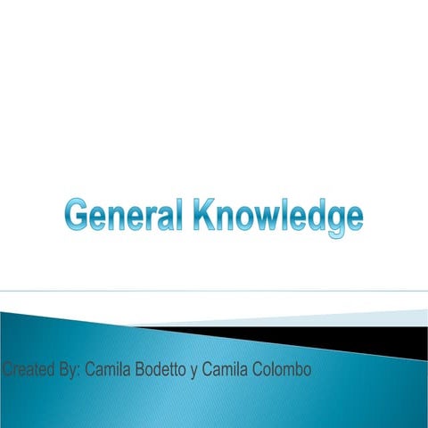 General knowledge