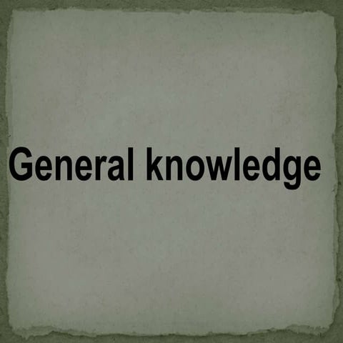 General knowledge 8